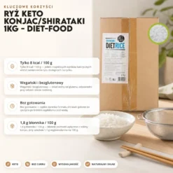 Ryż Keto Konjac/Shirataki 1kg – Diet-Food