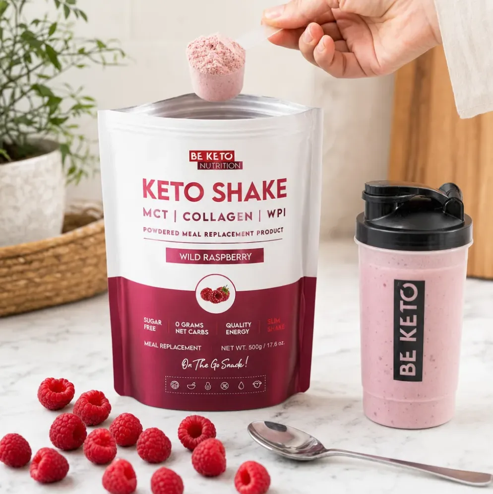 Shake Keto Diet – Dzika Malina 500g – BeKeto