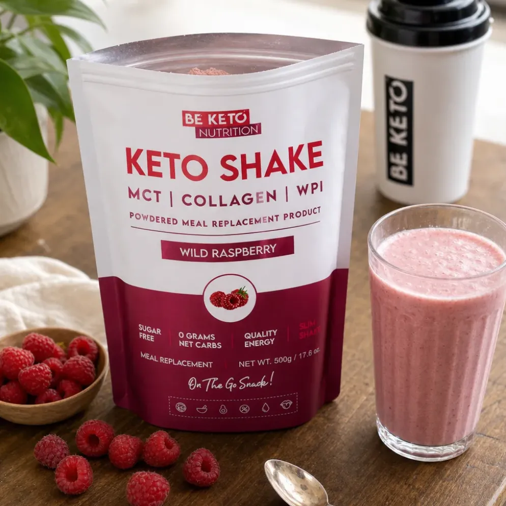 Shake Keto Diet – Dzika Malina 500g – BeKeto