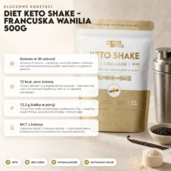 Shake Keto Diet – Francuska Wanilia 500g – BeKeto