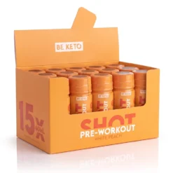 Shot Przedtreningowy – Biała Brzoskwinia 60ml – BeKeto
