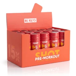 Shot Przedtreningowy – Mango & Marakuja 60ml – BeKeto