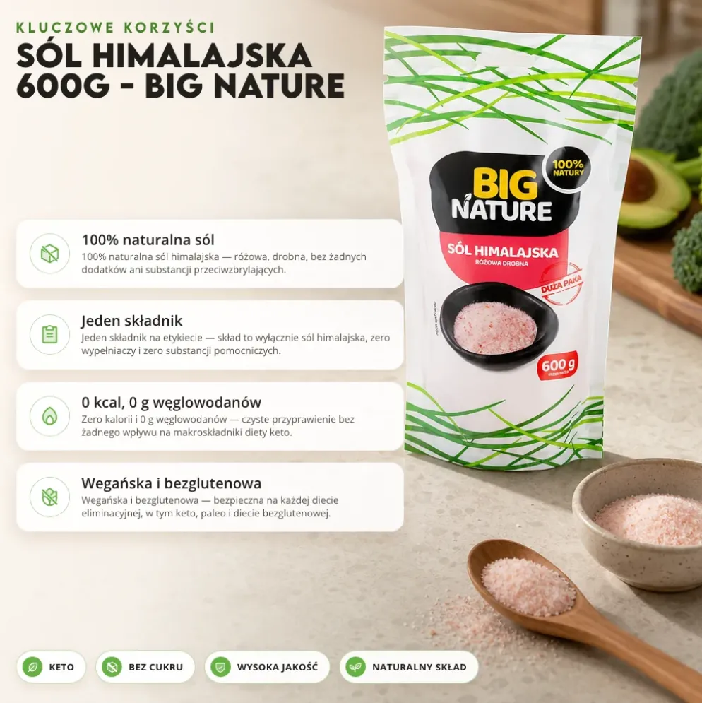 Sól himalajska 600g – Big Nature
