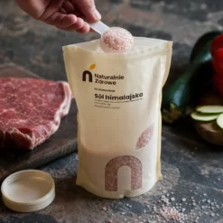 Sól Himalajska Gruboziarnista 1kg – Naturalnie Zdrowe