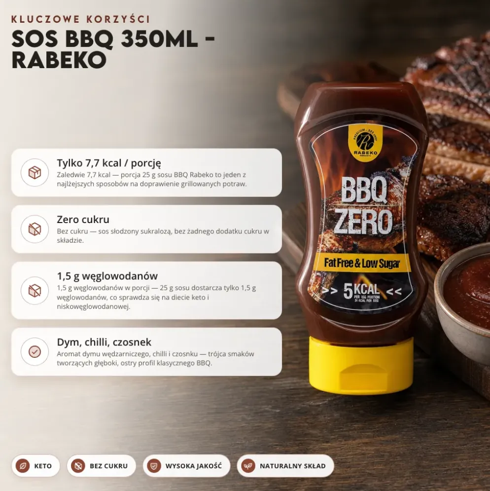 Sos BBQ 350ml – Rabeko