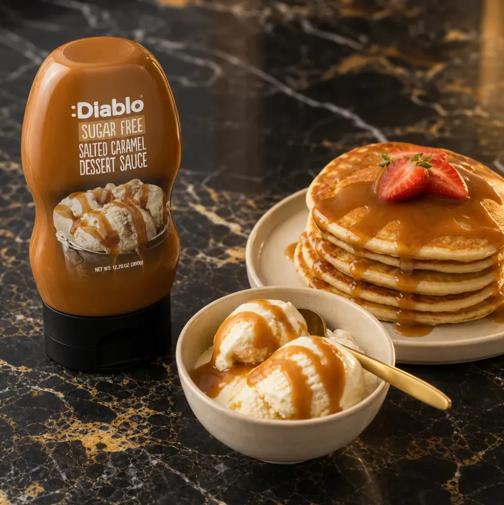 Sos Bez Cukru – Słony Karmel 290ml – Diablo