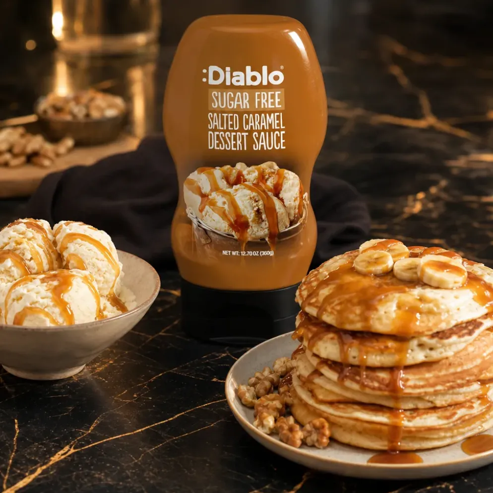 Sos Bez Cukru – Słony Karmel 290ml – Diablo
