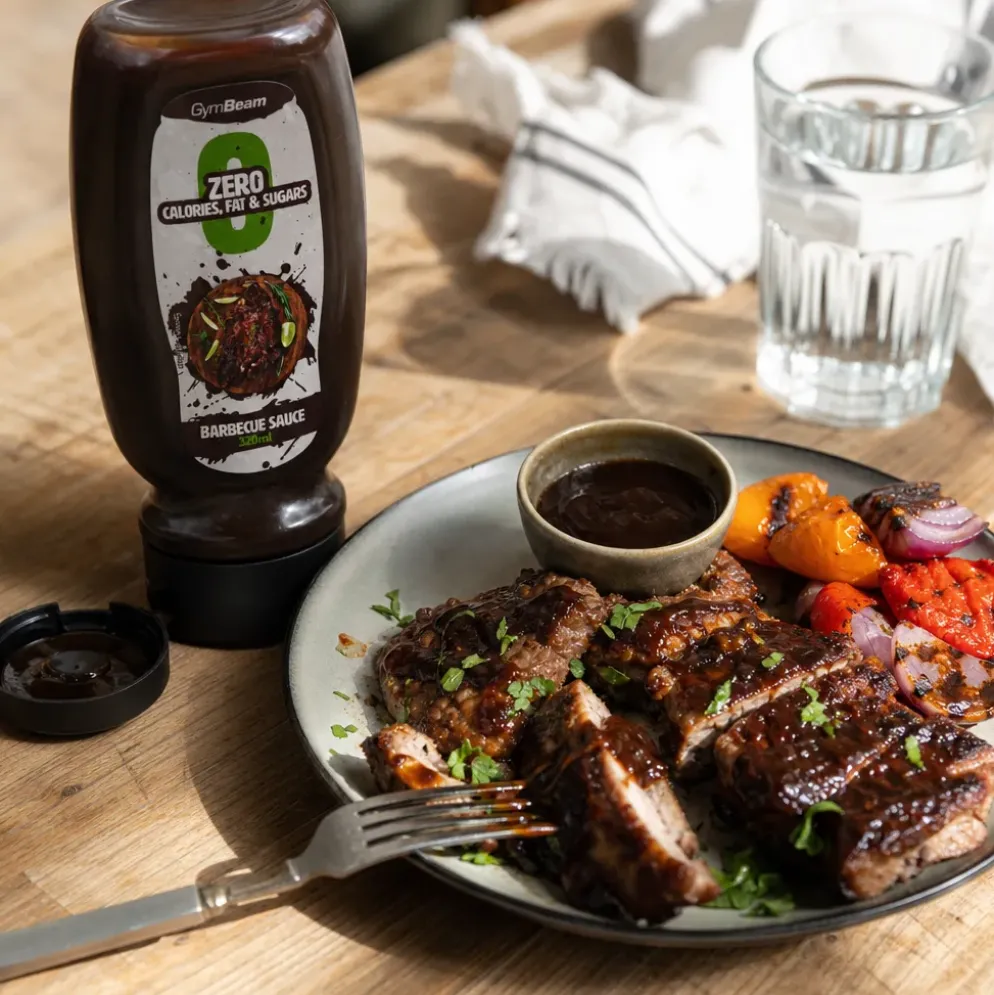 Sos Bez Kalorii – BBQ 350ml – GymBeam