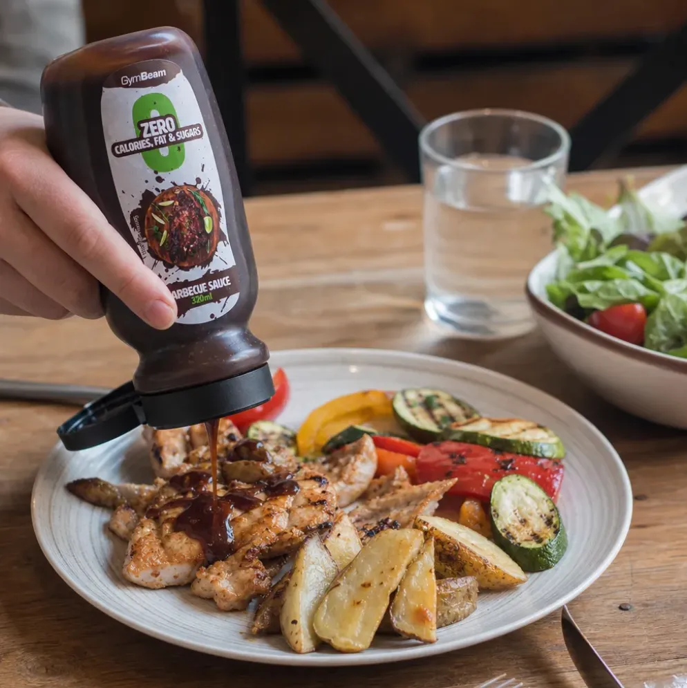 Sos Bez Kalorii – BBQ 350ml – GymBeam