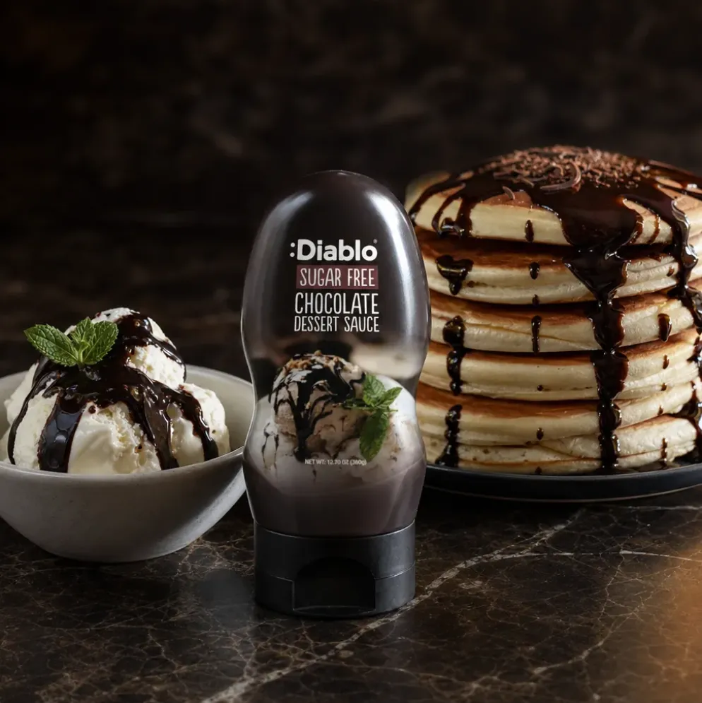 Sos Czekoladowy Bez Cukru 290ml – Diablo