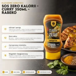 Sos Zero Kalorii – Curry 350ml – Rabeko