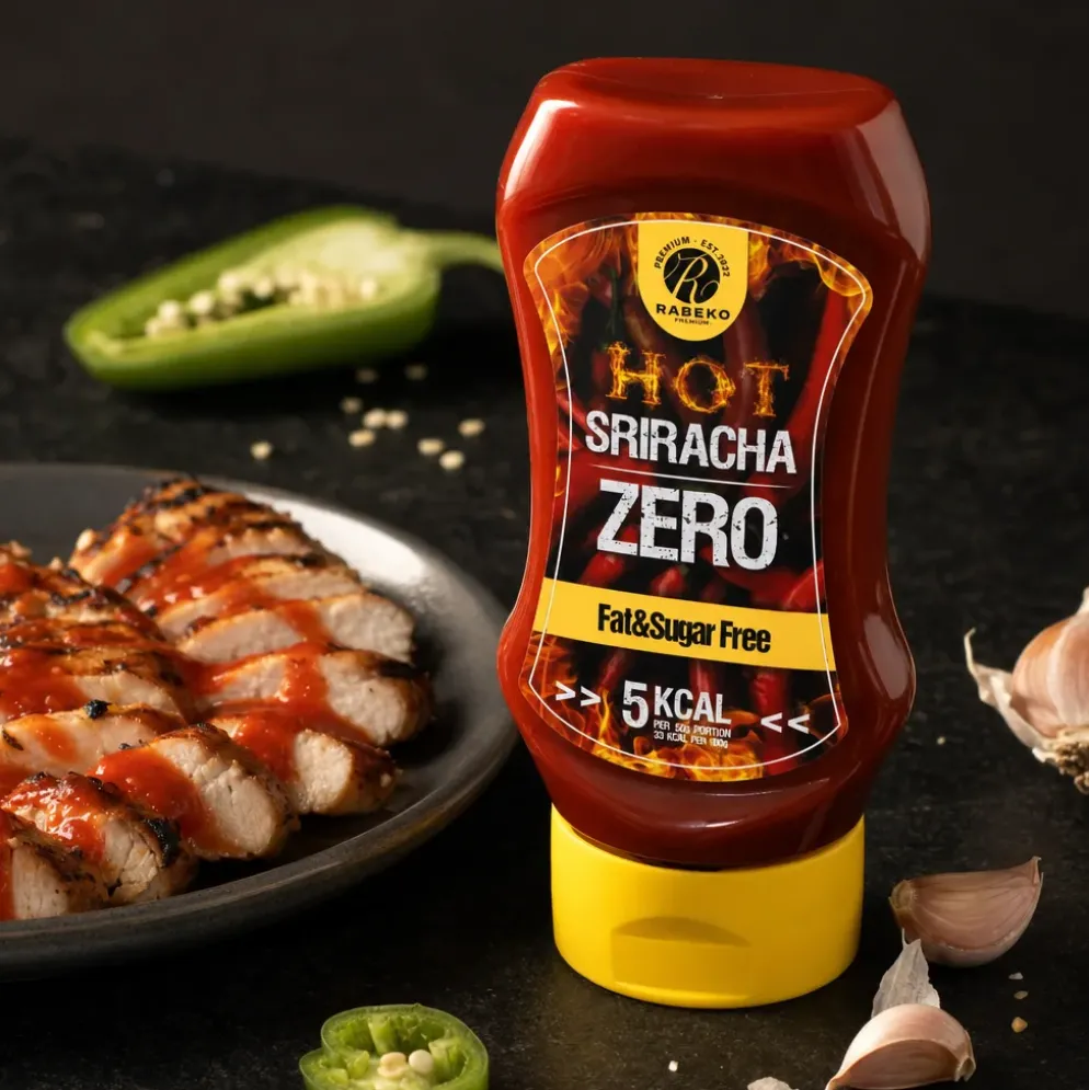 Sos Zero Kalorii Hot – Sriracha 350ml – Rabeko