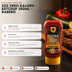 Sos Zero Kalorii – Ketchup 350ml – Rabeko