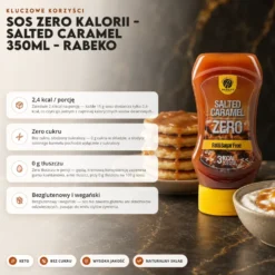 Sos Zero Kalorii – Salted Caramel 350ml – Rabeko