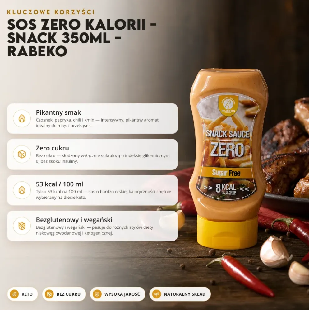 Sos Zero Kalorii – Snack 350ml – Rabeko