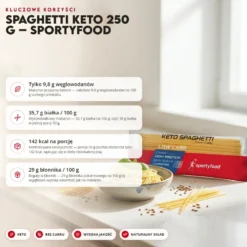 Spaghetti Keto 250 g – SportyFood