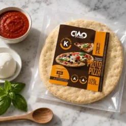 Spód do Pizzy Niskowęglowodanowy Okrągły 150g – CiaoCarb