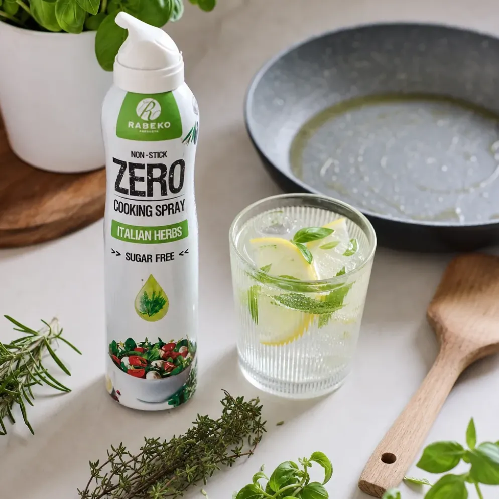Spray do Gotowania – Zero z Ziołami Włoskimi 200ml – Rabeko