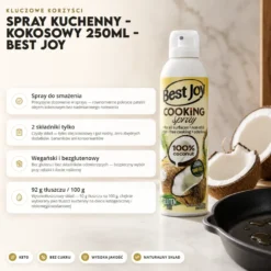 Spray Kuchenny – Kokosowy 250ml – Best Joy