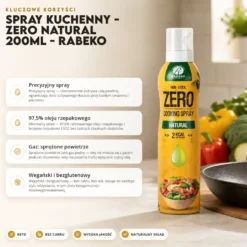 Spray Kuchenny – Zero Natural 200ml – Rabeko