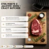 Stek Ribeye z Jałówki 300g – Crazy Butcher