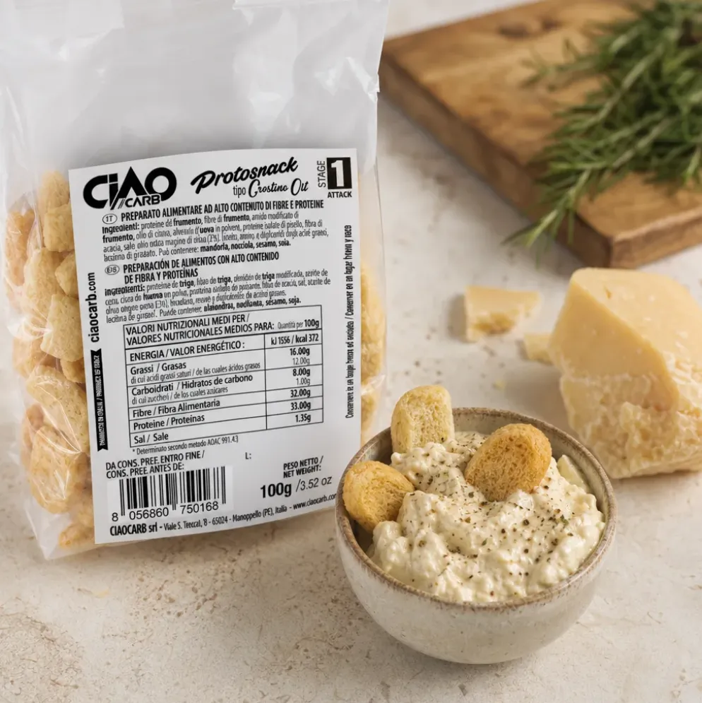 Sucharki Serowe 100g – Ciao Carb
