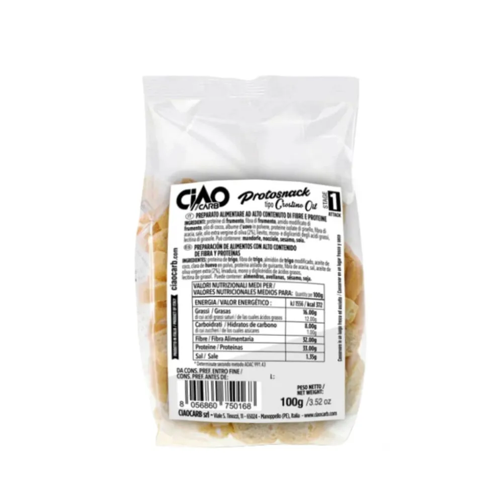 Sucharki Serowe 100g – Ciao Carb