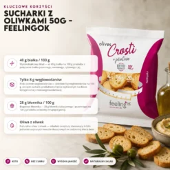Sucharki z oliwkami 50g – FeelingOK