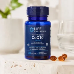 Super Ubiquinol CoQ10 ze Wzmocnionym Wsparciem Mitochondriów 100mg 30 miękkich kapsułek – Life Extension