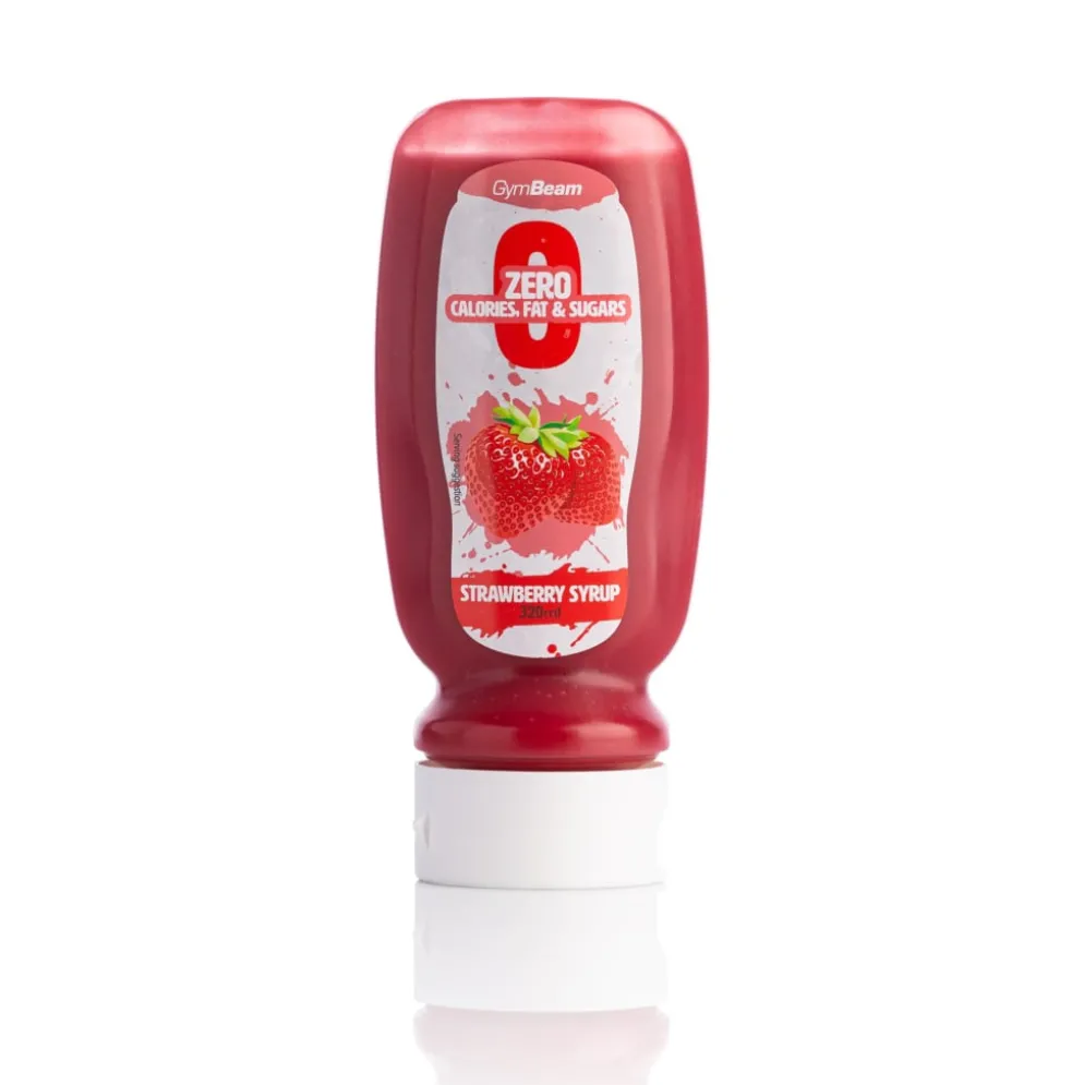 Syrop Bez Kalorii – Truskawkowy 320ml – GymBeam