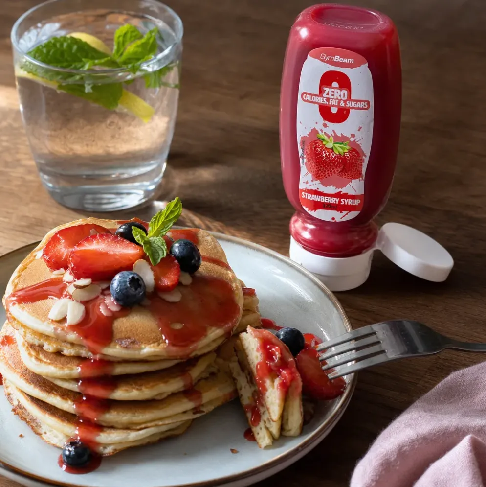 Syrop Bez Kalorii – Truskawkowy 320ml – GymBeam