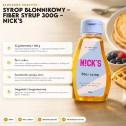 Syrop Błonnikowy – Fiber Syrup 300g – Nick’s