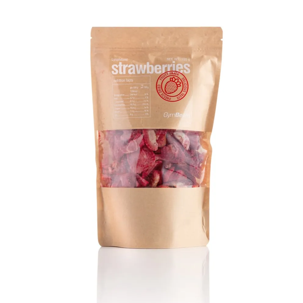Truskawki liofilizowane 100g – GymBeam