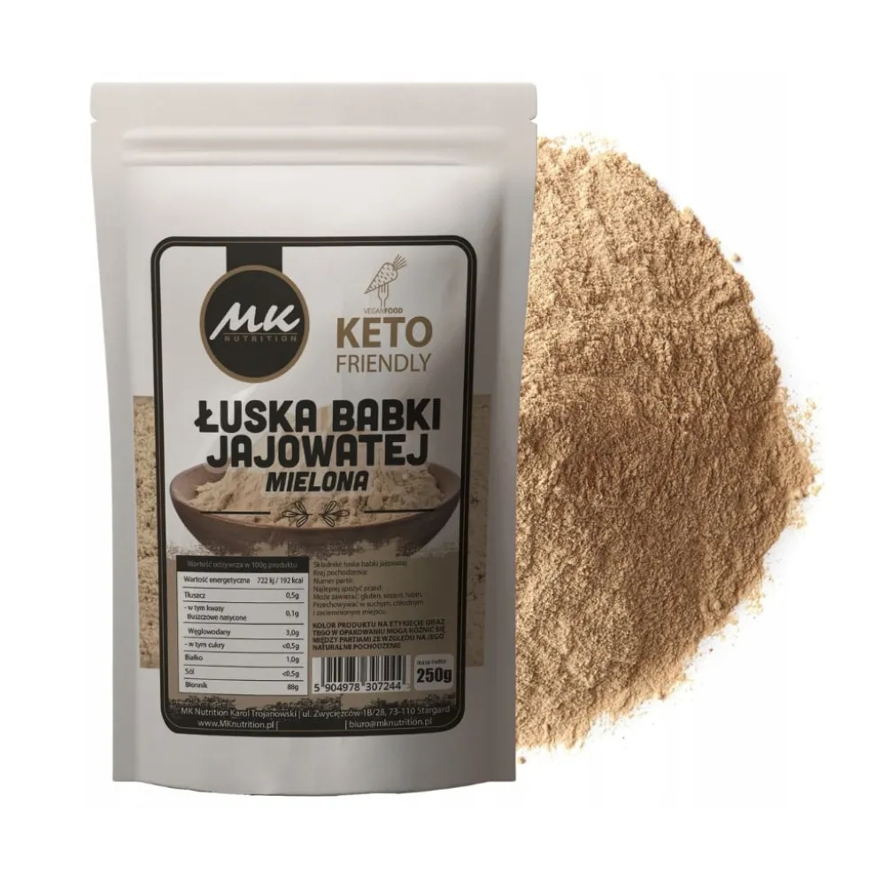 Łuska babki jajowatej 250g – MK Nutrition