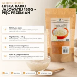 Łuska babki jajowatej 150g – Pięć Przemian