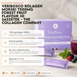 VeriBosco Kolagen Morski 7500mg Forest Fruit Flavour 30 saszetek – The Collagen Company