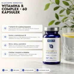 Witamina B Complex 60 kaps. – BeKeto