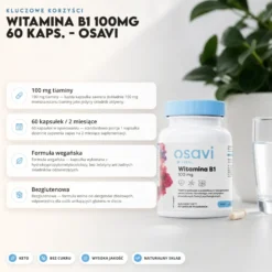 Witamina B1 100mg 60 kaps. – Osavi