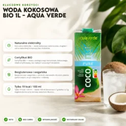 Woda Kokosowa Bio 1l – Aqua Verde