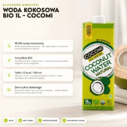 Woda Kokosowa BIO 1l – Cocomi