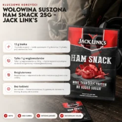 Wołowina Suszona Ham Snack 25g – Jack Link’s