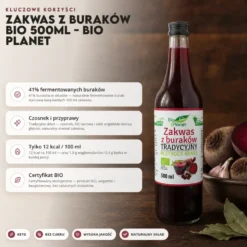 Zakwas z Buraków BIO 500ml – Bio Planet